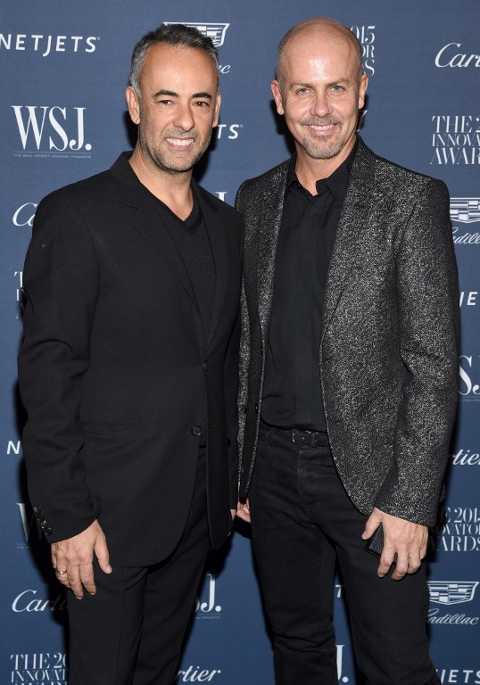 Francisco Costa and Italo Zucchelli (Credit: Dimitrios Kambouris/ Getty Images North America/ AFP)